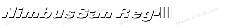 NimbusSan Reg字体转换